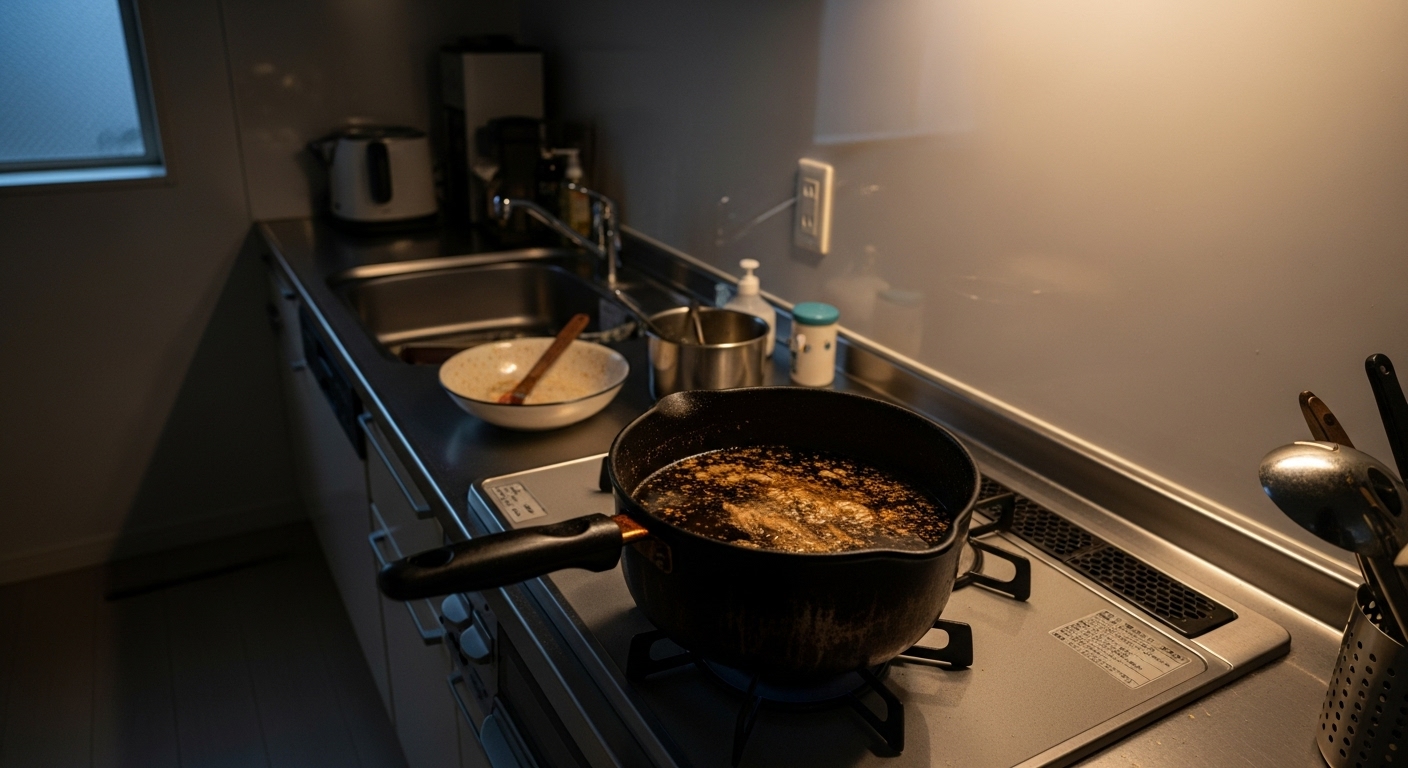 油の使い回し節約術、キッチンが火の海になるまであと3日⁉